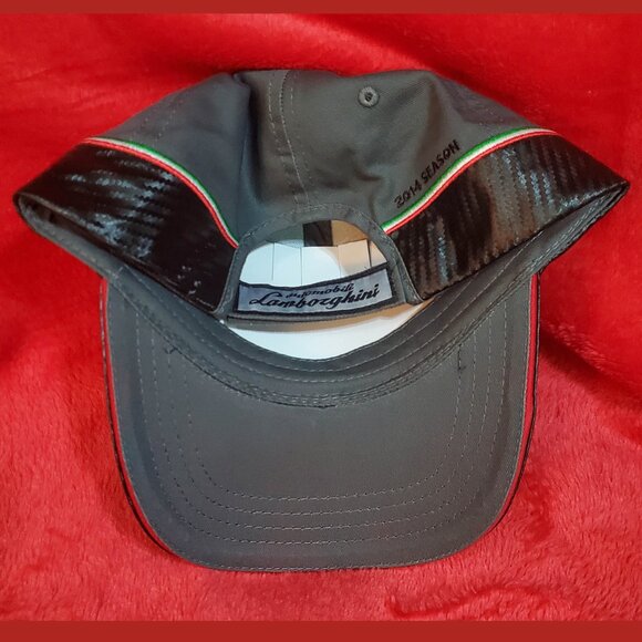 Baseball Cap Embroidered Hat Carbon Fiber Unbranded Auto Racing Super Trofeo - Picture 11 of 16